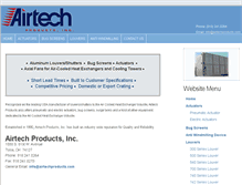 Tablet Screenshot of airtechproducts.com